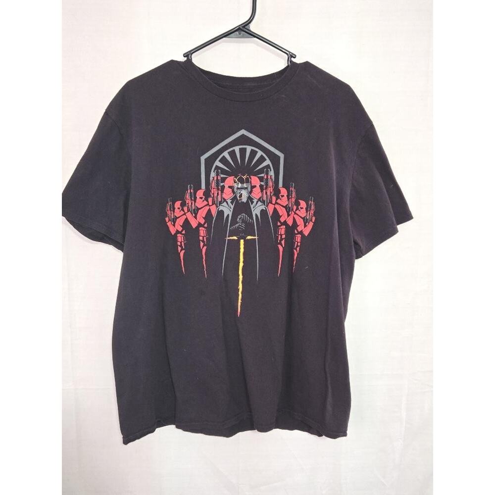 Star Wars Graphic T-Shirt Mens XL Black Short Sleeve Casual Cotton Tee R11r